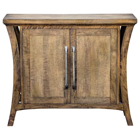 Cary Distressed Console Cabinet